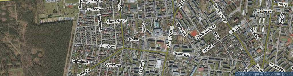 Zdjęcie satelitarne Rolna ul.